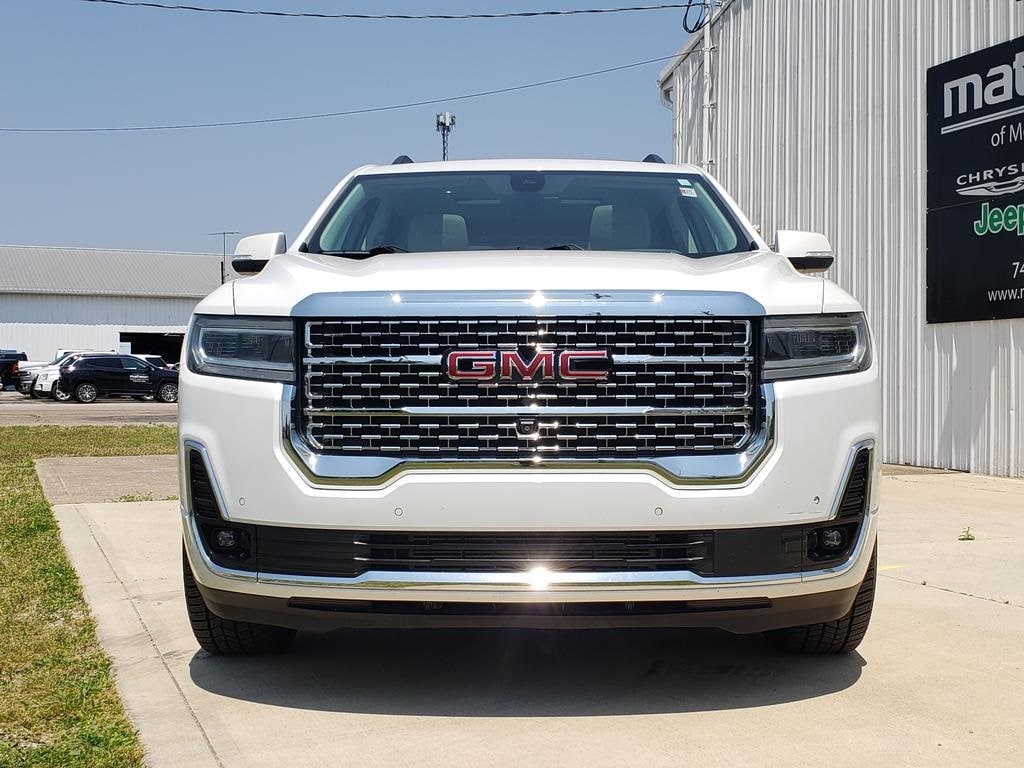 Used 2021 GMC Acadia Denali with VIN 1GKKNXLS0MZ170509 for sale in Mount Vernon, OH
