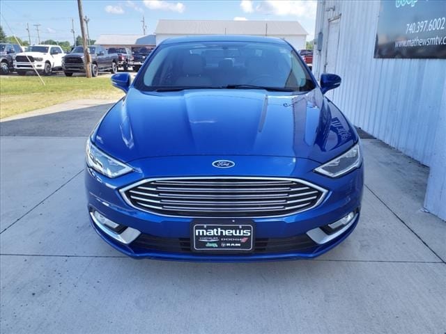 Used 2017 Ford Fusion SE with VIN 3FA6P0T93HR405318 for sale in Mount Vernon, OH