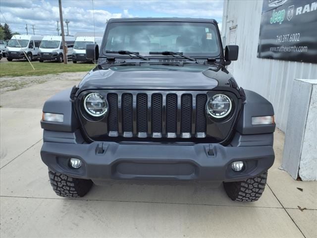 Used 2020 Jeep Wrangler Unlimited Willys with VIN 1C4HJXDN3LW284787 for sale in Mount Vernon, OH