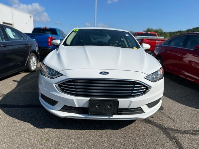 Used 2018 Ford Fusion S with VIN 3FA6P0G7XJR132828 for sale in Norwich, NY