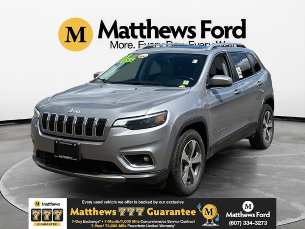 Used 2019 Jeep Cherokee Limited 4x4 SUV