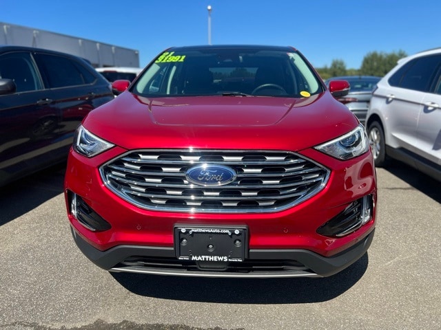 Used 2021 Ford Edge Titanium with VIN 2FMPK4K93MBA15569 for sale in Norwich, NY