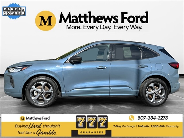 Used 2023 Ford Escape ST-Line with VIN 1FMCU0MN3PUA12987 for sale in Norwich, NY