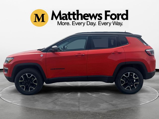 Used 2021 Jeep Compass Trailhawk with VIN 3C4NJDDB9MT530658 for sale in Norwich, NY