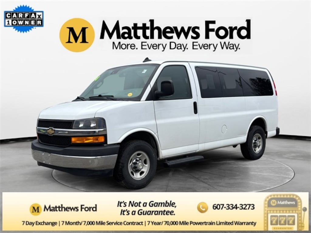 Used 2020 Chevrolet Express 3500 LT Van Passenger Van