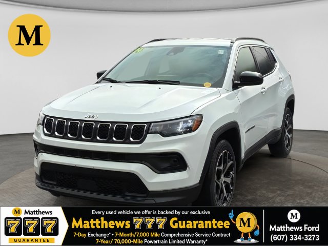 Used 2024 Jeep Compass Latitude with VIN 3C4NJDBN5RT606199 for sale in Norwich, NY