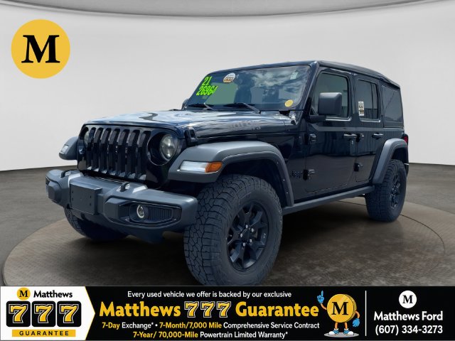 Used 2021 Jeep Wrangler Unlimited Sport SUV