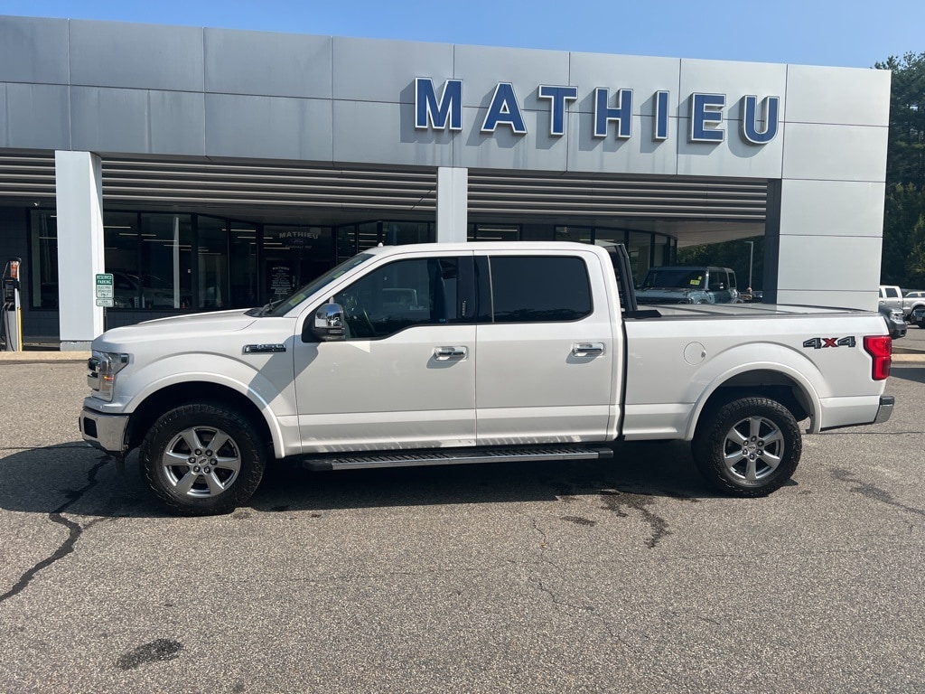 Used 2018 Ford F-150 Lariat with VIN 1FTFW1E50JFA81471 for sale in Winchendon, MA