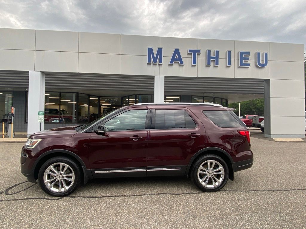 Used 2018 Ford Explorer XLT with VIN 1FM5K8D85JGA50217 for sale in Winchendon, MA