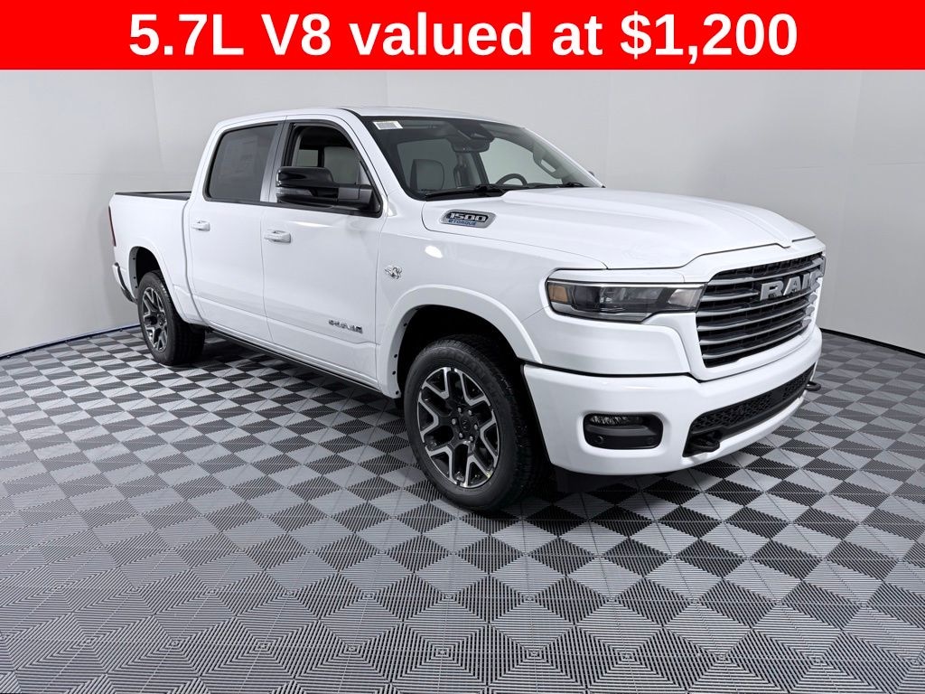 New 2026 Ram 1500 LARAMIE CREW CAB 4X4 5'7 BOX Pickup