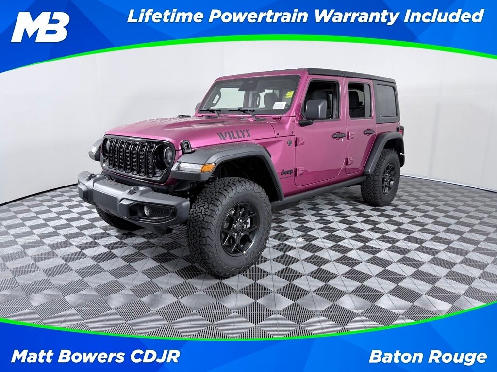 New 2026 Jeep Wrangler 4-DOOR WILLYS Sport Utility