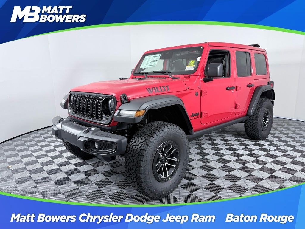 New 2026 Jeep Wrangler 4-DOOR WILLYS Sport Utility