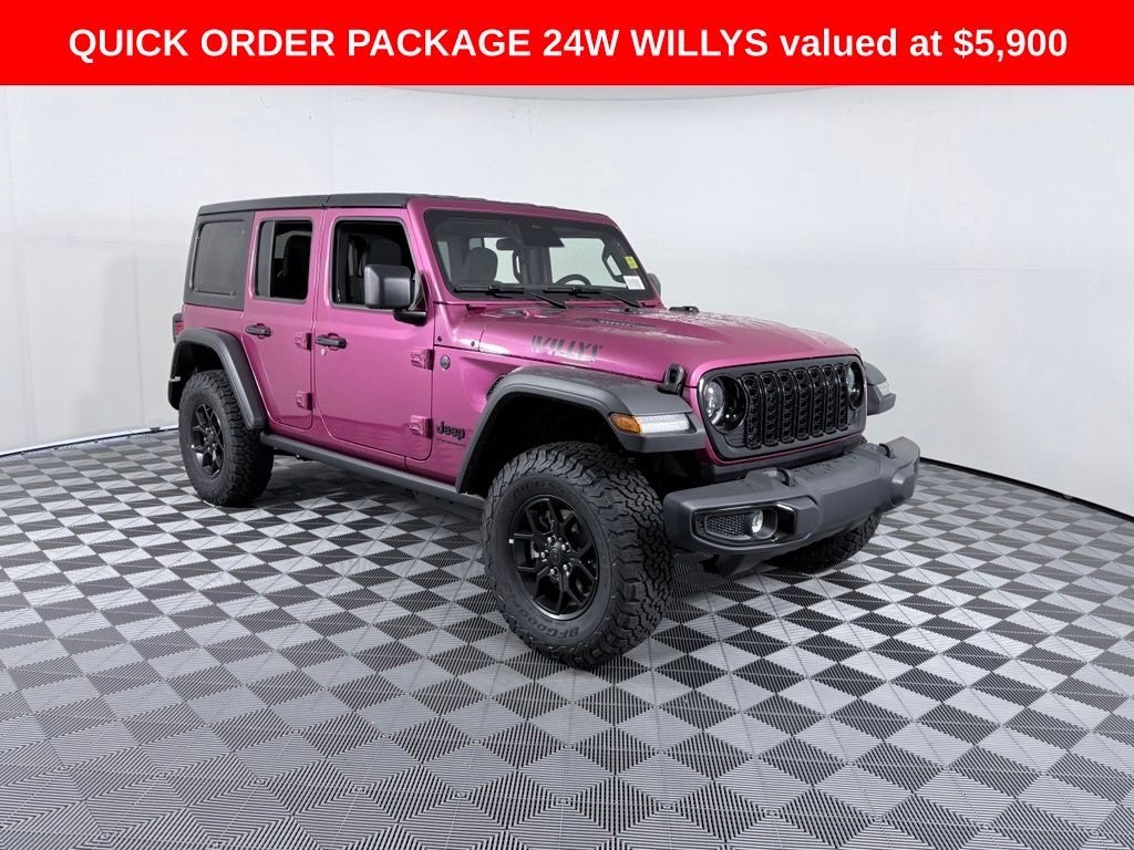 New 2026 Jeep Wrangler 4-DOOR WILLYS Sport Utility