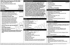 2026 Chevrolet Equinox EV RS SUV