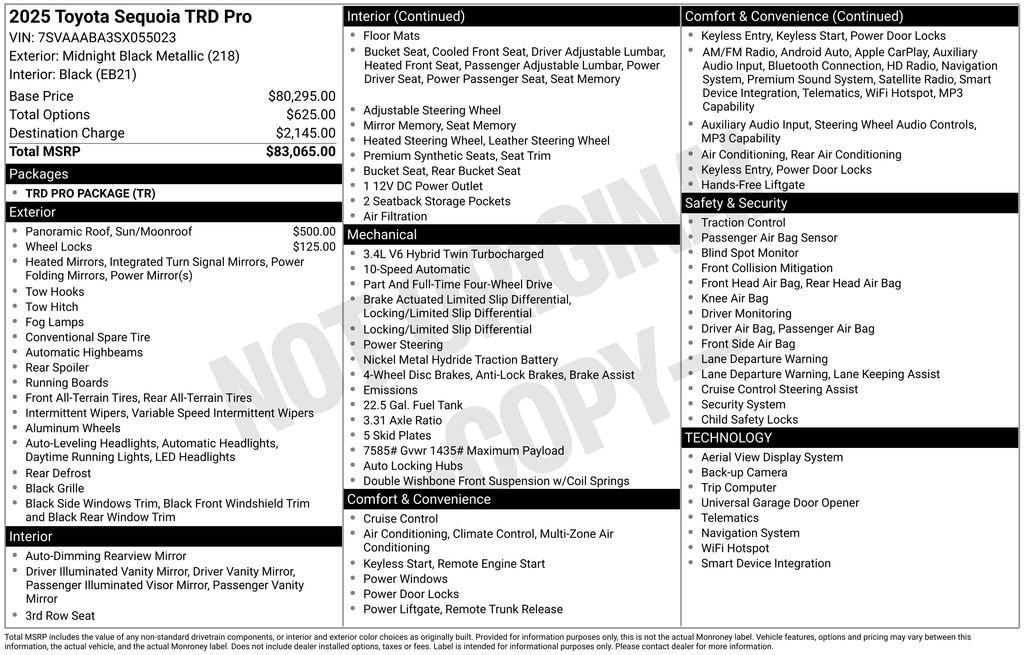 2025 Toyota Sequoia TRD Pro 4WD i-FORCE MAX Hybrid's photo