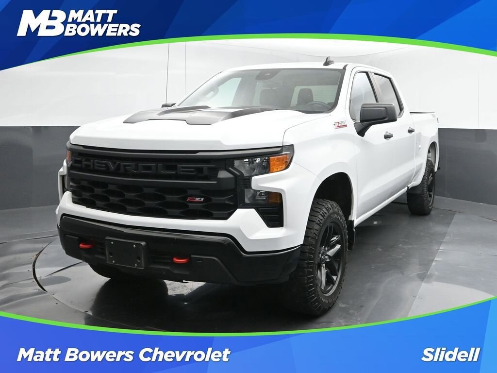 Used 2023 Chevrolet Silverado 1500 Custom Trail Boss Truck Crew Cab