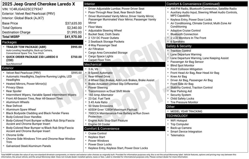 Used 2025 Jeep Grand Cherokee Laredo SUV