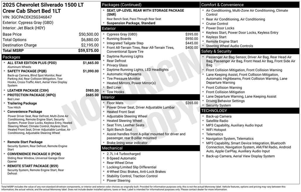 Used 2025 Chevrolet Silverado 1500 LT w/1LT Truck Crew Cab