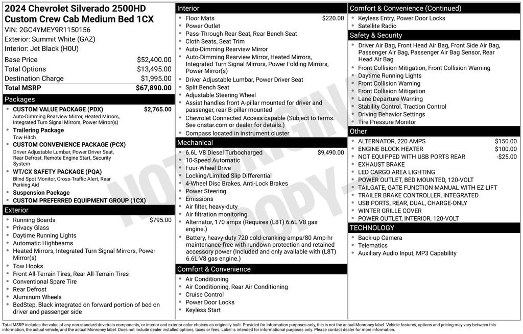 2024 Chevrolet Silverado 2500 HD Truck Crew Cab 