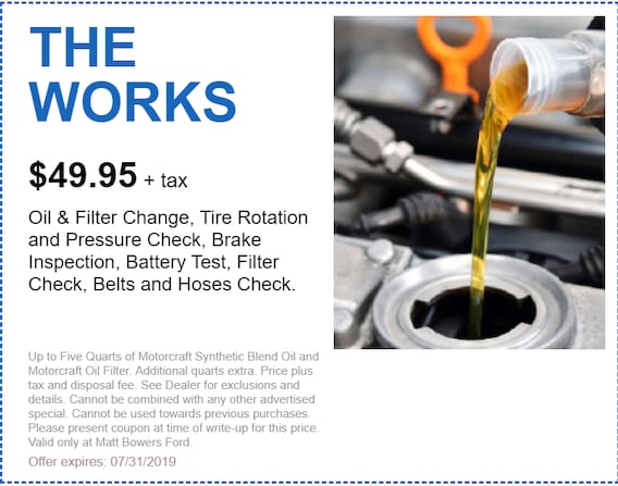 Ford Oil Change Coupon >> Oil Changes By Certified Mechanics Coupons Specials Ford Oil Change Coupon >> Oil Changes By Certified Mechanics Coupons Specials