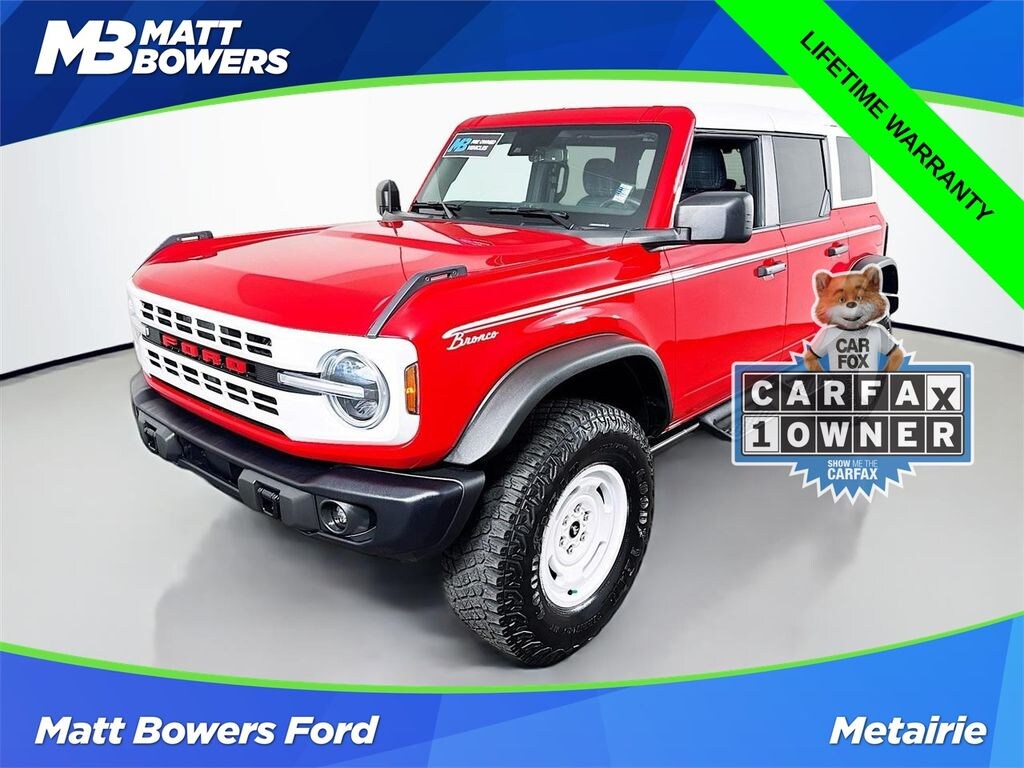 Certified 2024 Ford Bronco Heritage Edition SUV