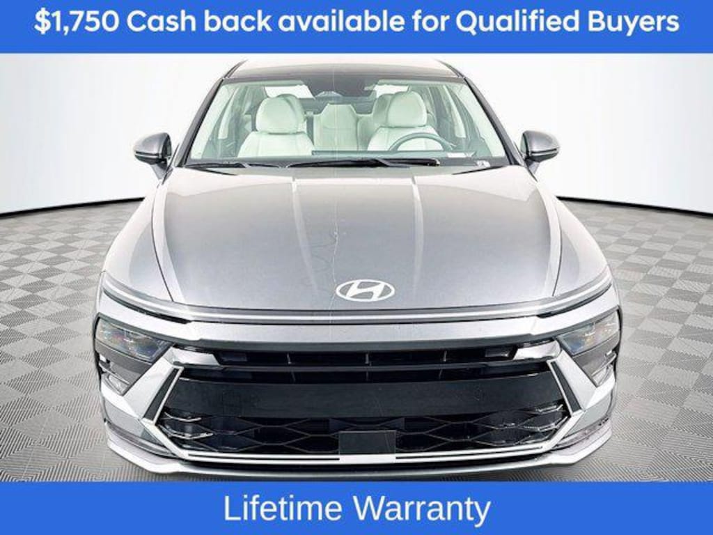 New 2026 Hyundai Sonata Hybrid Blue Sedan