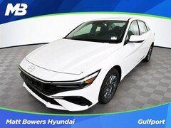 2025 Hyundai Elantra Hybrid Blue Sedan