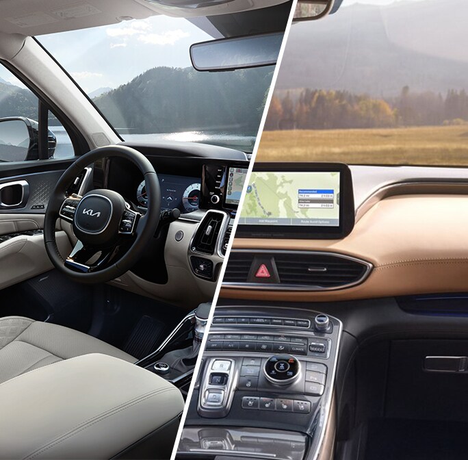 2022 KIA Sorento vs 2022 Hyundai Santa Fe