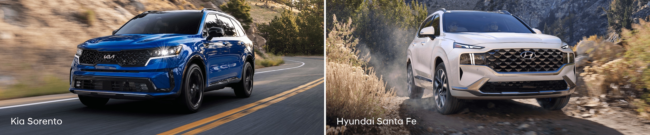 2023 KIA Sorento vs 2023 Hyundai Santa Fe