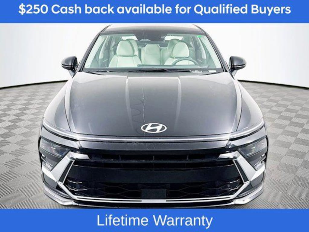 New 2026 Hyundai Sonata Hybrid Blue Sedan