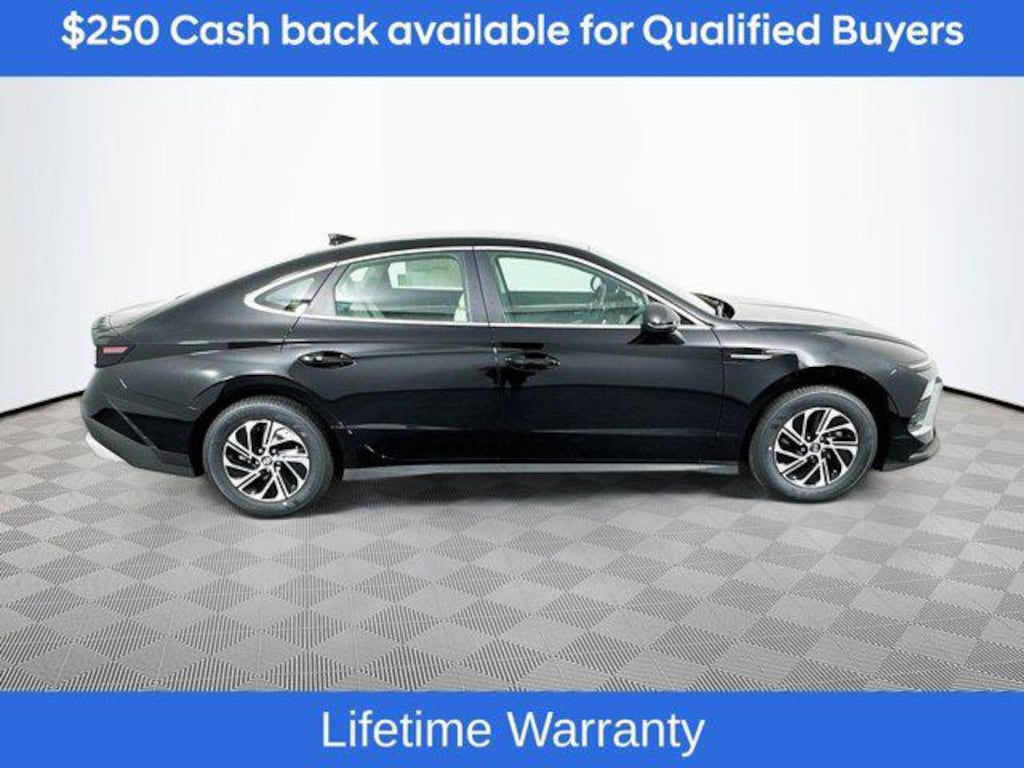 New 2026 Hyundai Sonata Hybrid Blue Sedan