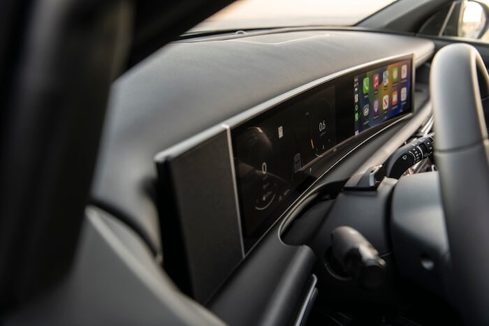 2026 Hyundai Tucson panoramic curved display and digital instrument panel