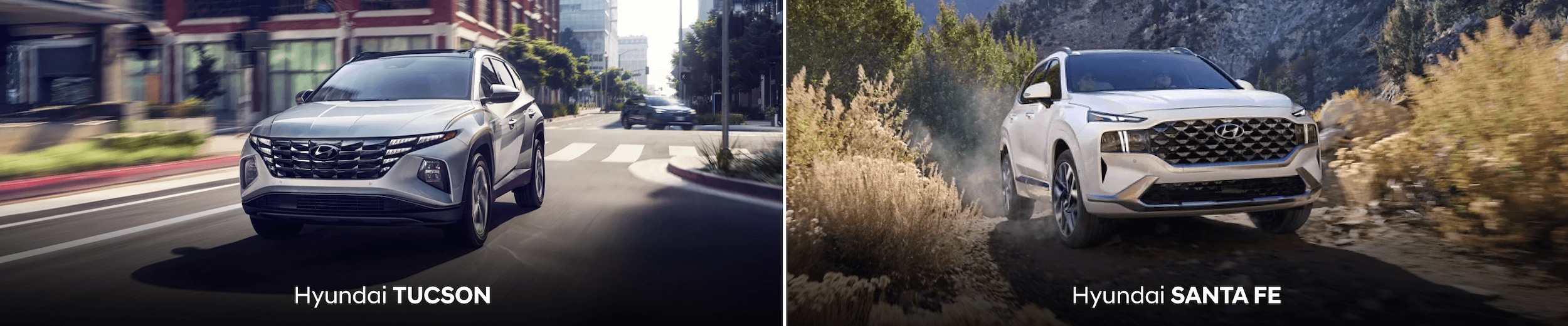 2023 Hyundai Tucson vs 2023 Hyundai Santa Fe
