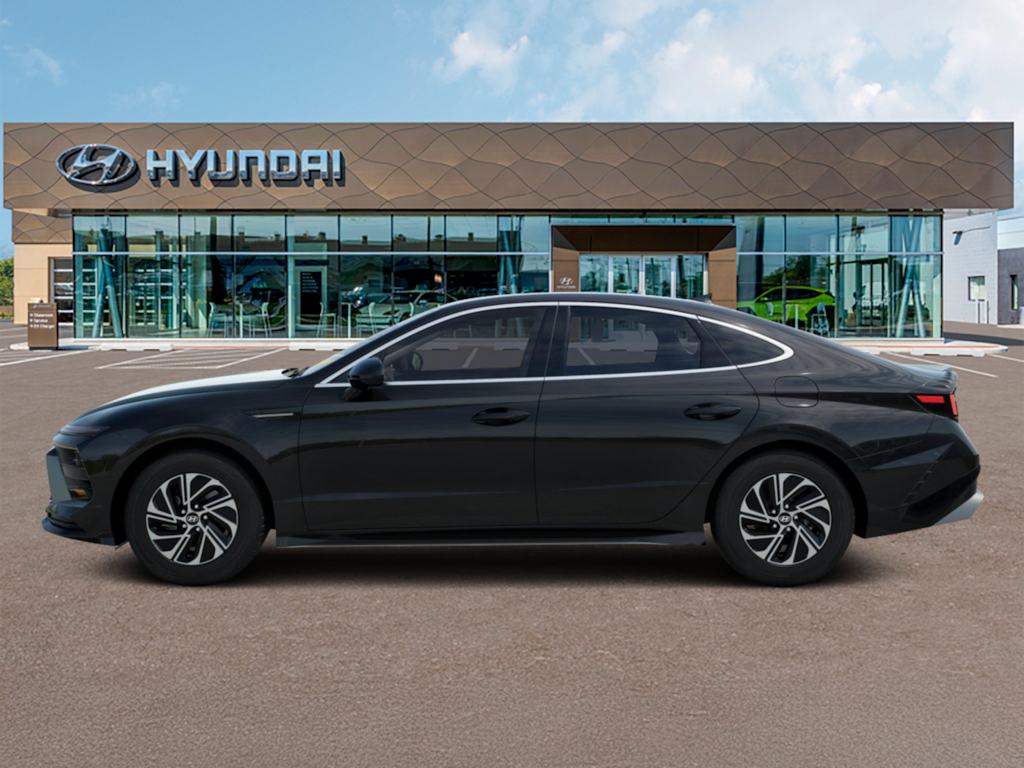 New 2026 Hyundai Sonata Hybrid Blue Sedan