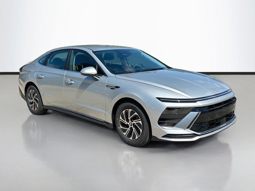 New 2026 Hyundai Sonata Hybrid Blue Sedan