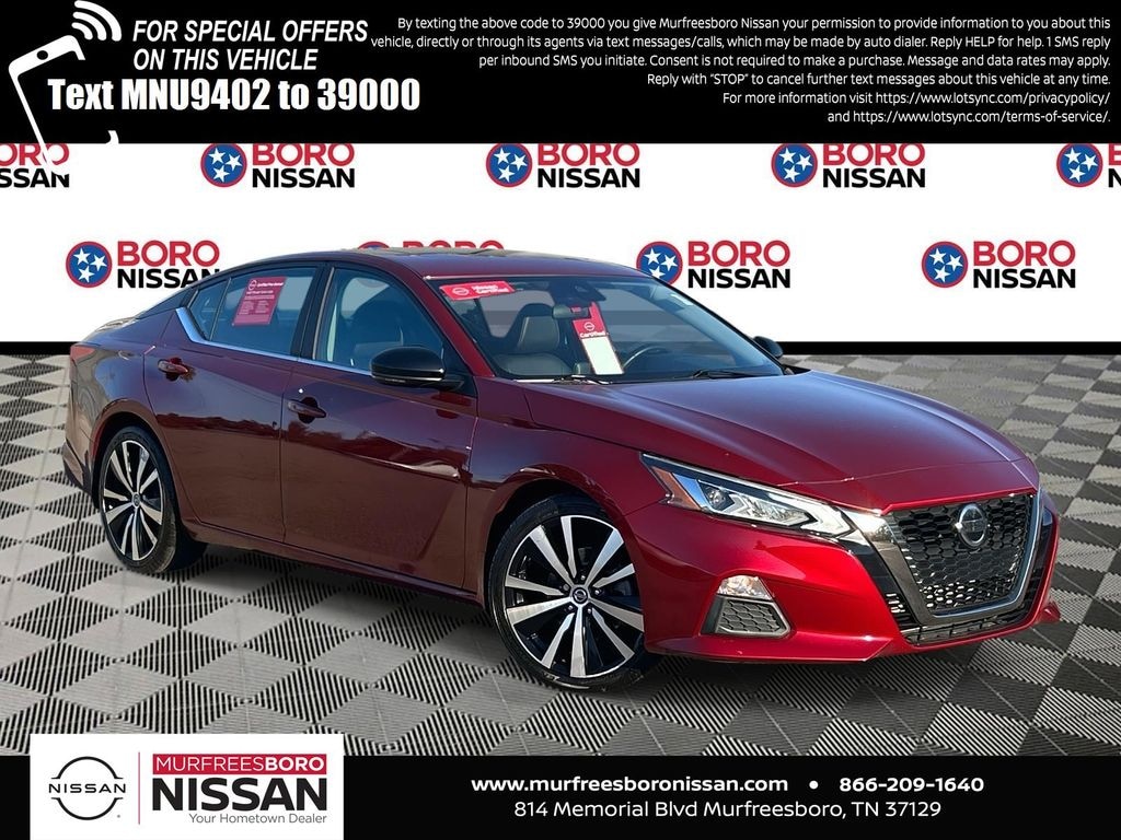 Certified 2020 Nissan Altima 2.0 SR Sedan