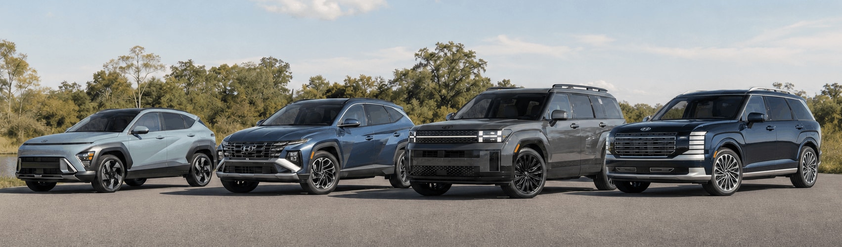 Hyundai SUV lineup for Louisiana drivers at Matt Bowers Hyundai Slidell