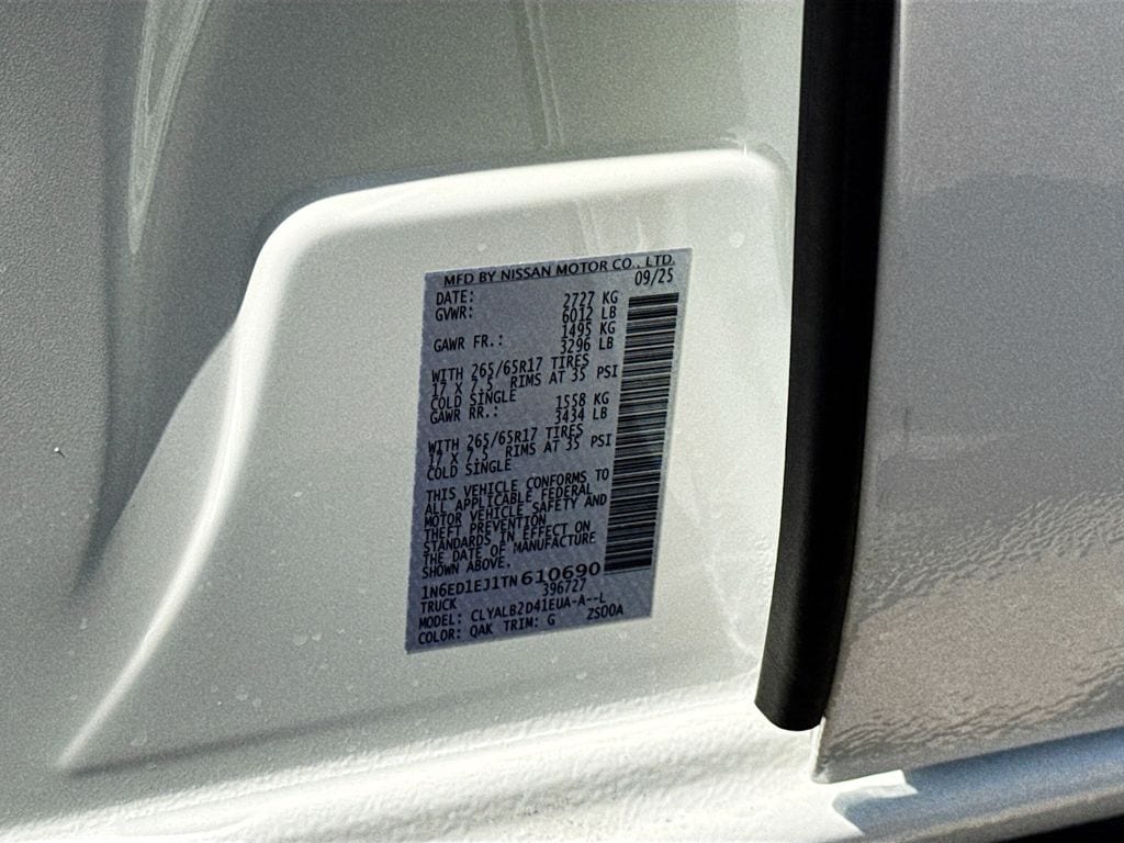 2026 Nissan Frontier SV - Photo 29