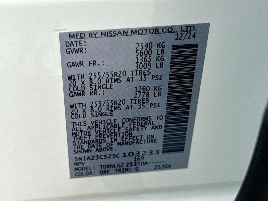 2025 Nissan Murano SL photo 3
