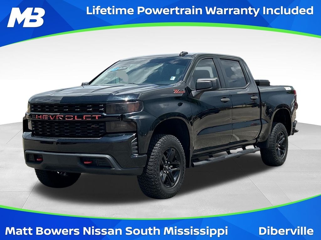 Used 2021 Chevrolet Silverado 1500 Custom Trail Boss Truck Crew Cab
