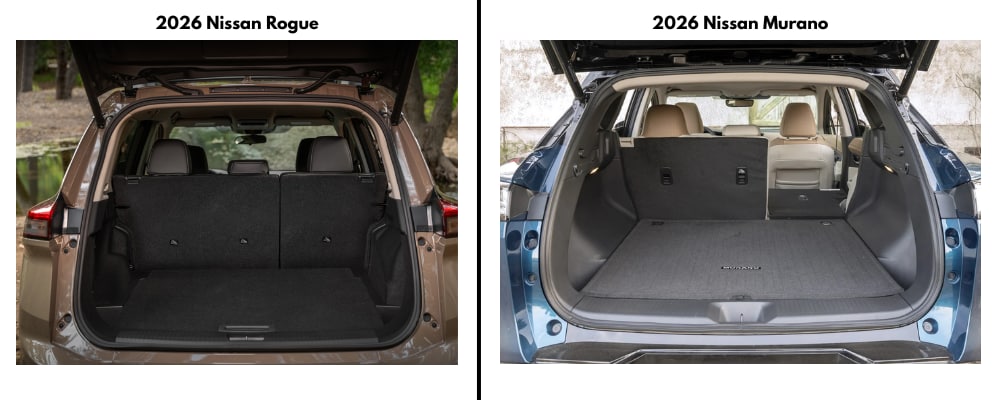 2026 Nissan SUV Versatile Cargo System Configurations