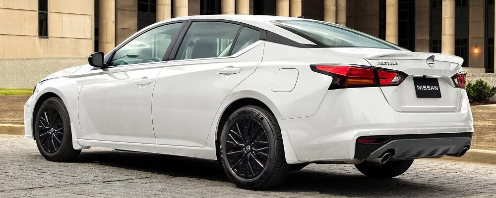 Rear three-quarter view of the 2026 Nissan Altima SV Special Edition