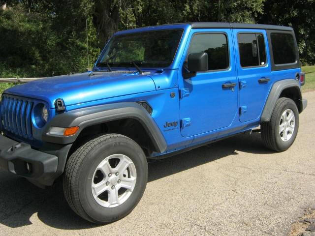 Used 2023 Jeep Wrangler 4-Door Sport S with VIN 1C4HJXDN9PW546415 for sale in Phillipsburg, KS