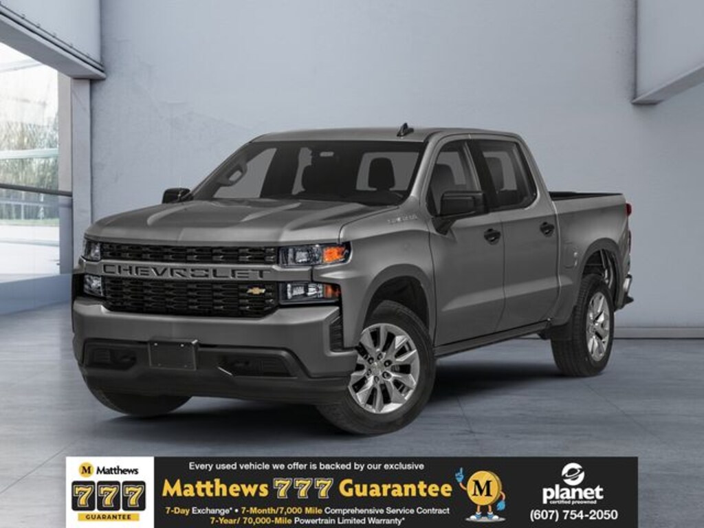 Used 2020 Chevrolet Silverado 1500 Silverado Custom Truck Crew Cab