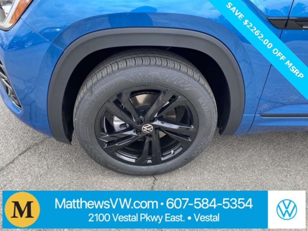 New 2025 Volkswagen Atlas Cross Sport 2.0T SEL R-Line Black SUV