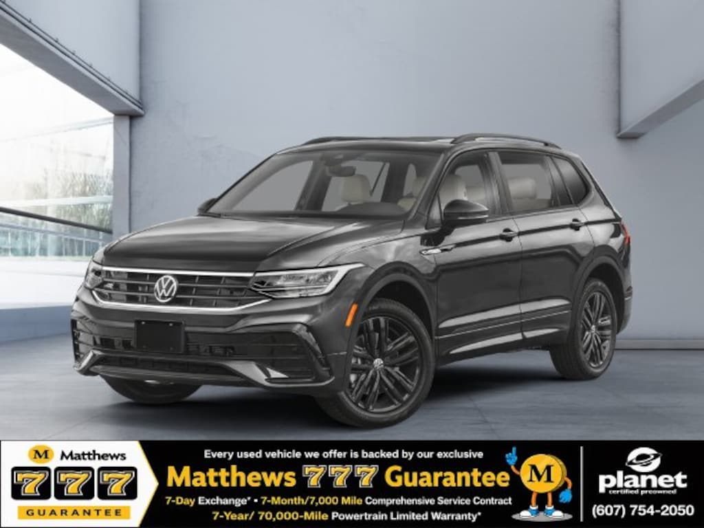 Certified 2024 Volkswagen Tiguan 2.0T SE R-Line Black SUV