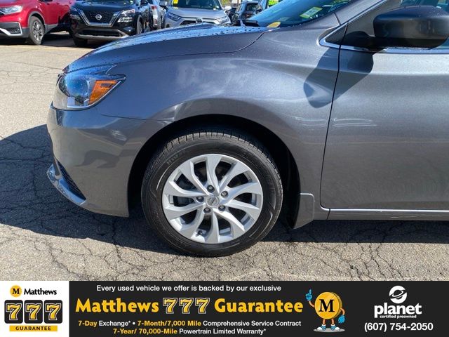 Used 2019 Nissan Sentra SV with VIN 3N1AB7AP5KY335754 for sale in Vestal, NY