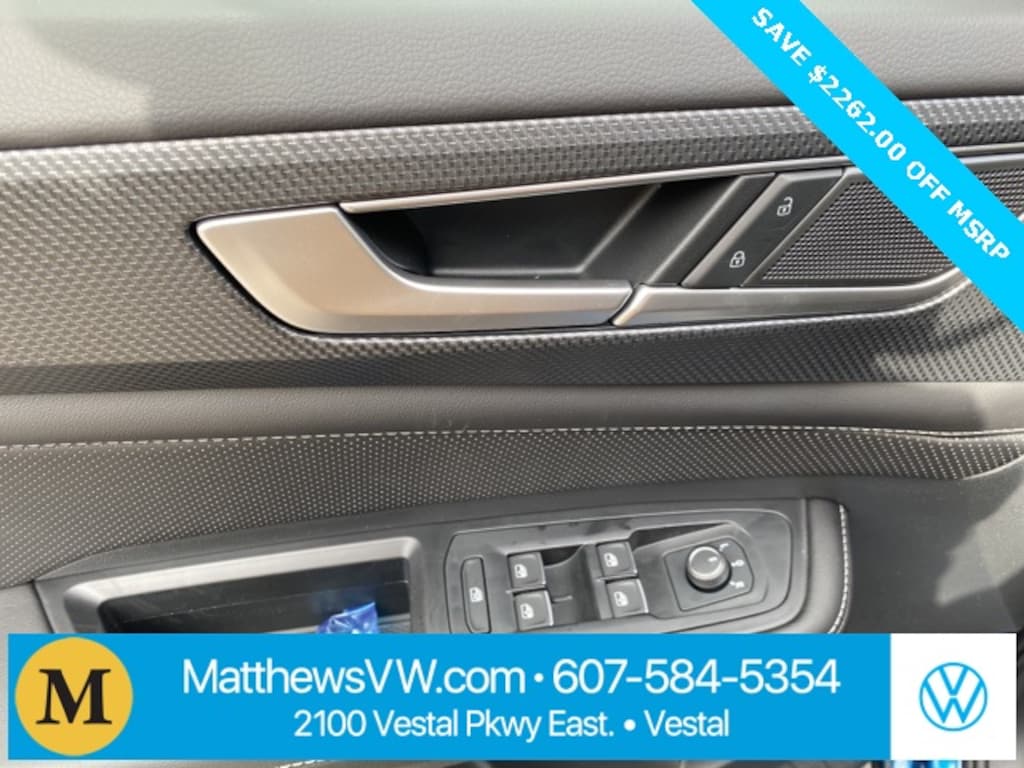 New 2025 Volkswagen Atlas Cross Sport 2.0T SEL R-Line Black SUV