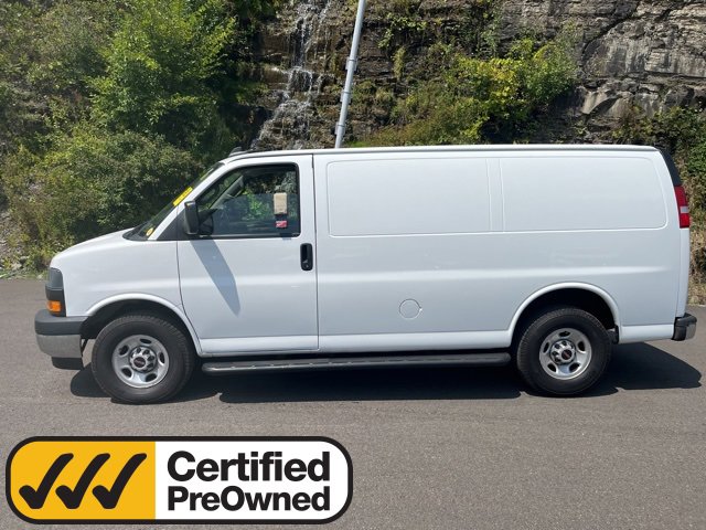 Certified 2021 GMC Savana Cargo Work Van with VIN 1GTW7AF74M1284930 for sale in Vestal, NY