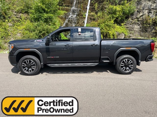 Certified 2020 GMC Sierra 2500HD AT4 with VIN 1GT49PEY0LF343584 for sale in Vestal, NY